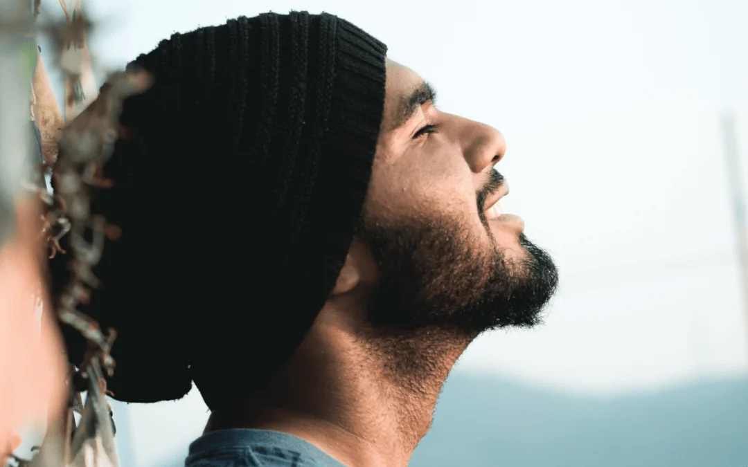 a person feeling happy after ancestral healing